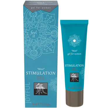 Shiatsu Stimulation Gel for women Mint, 30 мл, Женский интимный гель для повышения желания и усиления ощущений, Мята