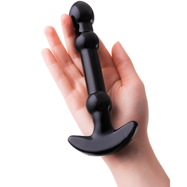 Новинка раздела Секс игрушки - Sexus Glass Фаллоимитатор с шариками, черный