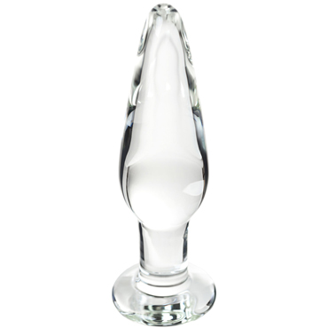 Sexus Glass Набор анальных втулок, прозрачный - Классической формы в трех размерах - купить в секс шопе