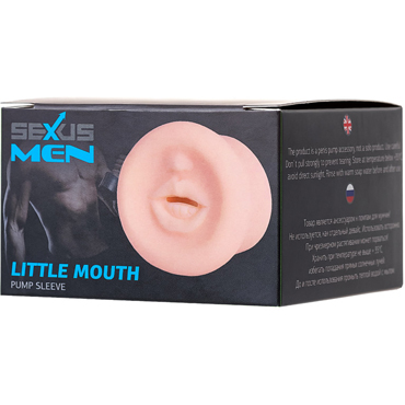Sexus Men Pump Sleeve Little Mouth, телесная - фото 7
