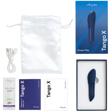 We-Vibe Tango X, синий - подробные фото в секс шопе Condom-Shop