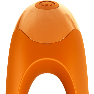 Satisfyer Candy Cane, оранжевый - Универсальный пальчиковый вибратор - купить в секс шопе