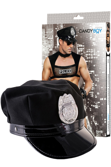 Candy Boy Davis, черный, Костюм полицейского с открытыми ягодицами и другие товары Candy Boy с фото