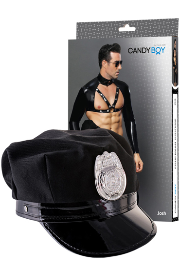 Candy Boy Josh, черный, Костюм полицейского со шнуровкой и другие товары Candy Boy с фото