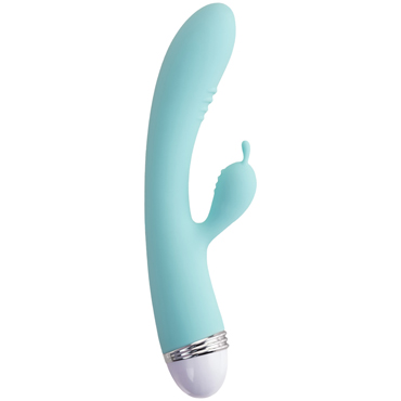 Flovetta by Toyfa Iris, мятный - Вибратор с клиторальным стимулятором - купить в секс шопе