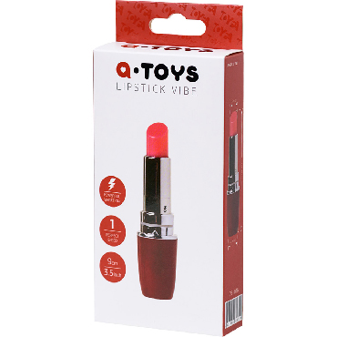 Новинка раздела Секс игрушки - ToyFa A-toys Lipstick Vibe, красный