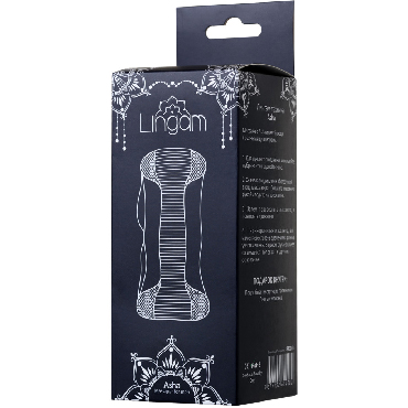 Новинка раздела Секс игрушки - ToyFa Lingam Asha Masturbator, прозрачный