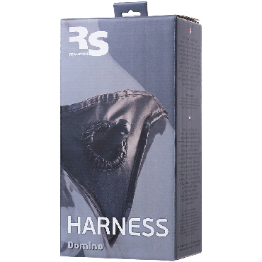 ToyFa RealStick Strap-On Harness Domino, черные - подробные фото в секс шопе Condom-Shop