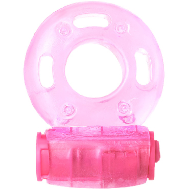 Новинка раздела Секс игрушки - ToyFa Vibrating Ring, розовое