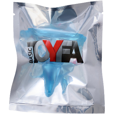 ToyFa Basic Anal Plug, голубая - Анальная втулка - купить в секс шопе