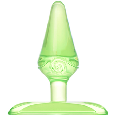 ToyFa Basic Anal Plug, зеленая, Анальная втулка