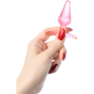 ToyFa Basic Anal Plug, красная - фото, отзывы