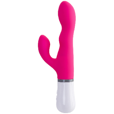 Lovense Nora, розовый - Вибратор с Bluetooth и клиторальным стимулятором - купить в секс шопе