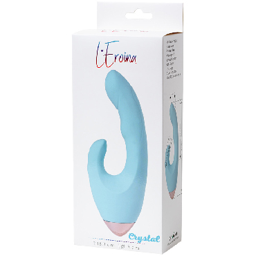 L'Eroina by Toyfa Crystal, голубой - подробные фото в секс шопе Condom-Shop