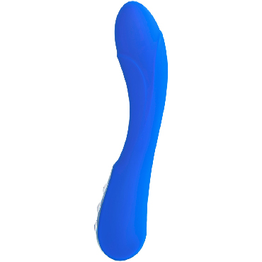 L'Eroina by Toyfa Blury, синий - Гибкий вибратор, 10 режимов вибрации - купить в секс шопе