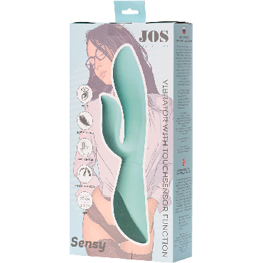 JOS Sensy Touch Sensor Function, голубой - подробные фото в секс шопе Condom-Shop