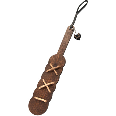 Pecado Паддл с джутовой шнуровкой, коричневый