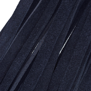 Pecado Плеть «Индиго», синяя - Из натурального велюра - купить в секс шопе