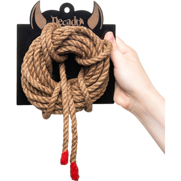 Pecado Веревка профи-джут "Shibari" 8 мм х 5 м, коричневая - фото, отзывы