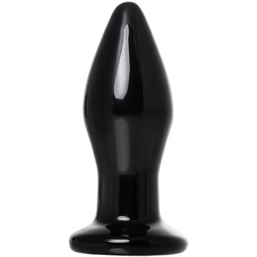 Sexus Glass Стеклянная вибровтулка 10,5 см, черная - фото, отзывы