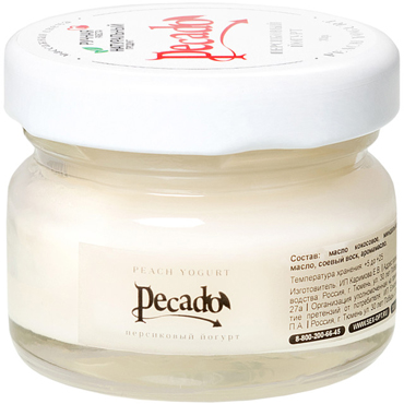 Pecado BDSM Массажная свеча Peach Yogurt, 30 гр — фото 2