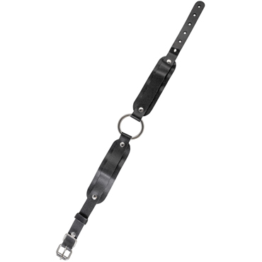 Pecado BDSM Чокер-ошейник со скруглёнными углами, чёрный - фото, отзывы