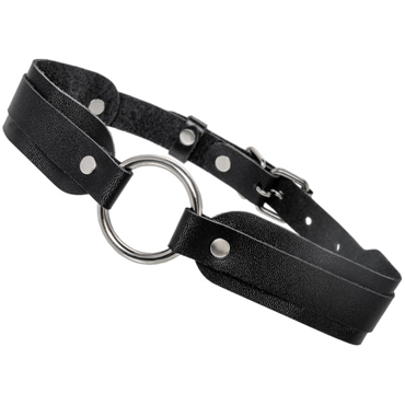 Pecado BDSM Чокер-ошейник со скруглёнными углами, чёрный