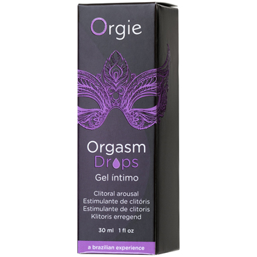 Orgie Orgasm Drops, 30 мл - Интимный гель для клитора с разогревающим эффектом - купить в секс шопе