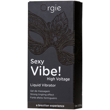 Orgie Sexy Vibe! High Voltage, 15 мл - Гель для массажа с усиленным эффектом вибрации - купить в секс шопе