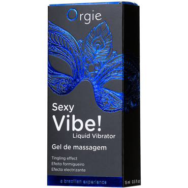 Orgie Sexy Vibe! Liquid Vibrator, 15 мл - Гель для массажа с эффектом вибрации - купить в секс шопе