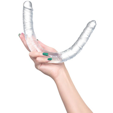 Toyfa Double Dildo, прозрачный - фото, отзывы