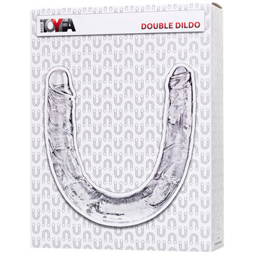 Новинка раздела Секс игрушки - Toyfa Double Dildo, прозрачный