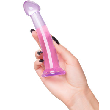 Toyfa Basic Jelly Dildo S, фиолетовый - фото, отзывы