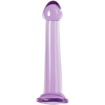 Toyfa Basic Jelly Dildo S, фиолетовый, Нереалистичный фаллоимитатор