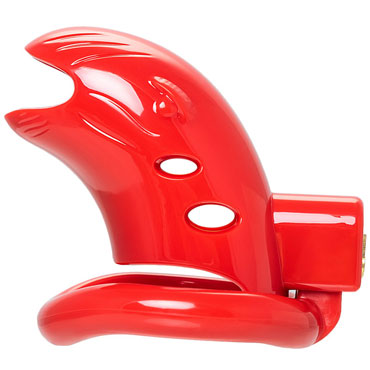Toyfa Black&Red Chastity Cage, красный, Пояс верности для мужчин и другие товары ToyFa с фото