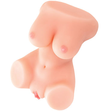 Toyfa Juicy Pussy Shooting Star, телесный, Мастурбатор в виде торса с вагиной и анусом