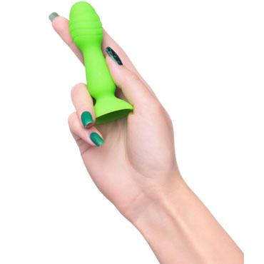 Toyfa A-Toys Terg, зеленая - Анальная втулка с присоской - купить в секс шопе