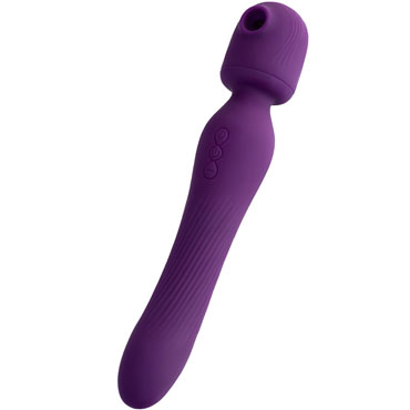 JOS Kisom, фиолетовый, Игрушка для вагинальной и клиторальной стимуляции