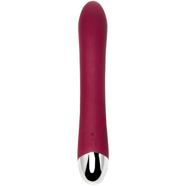 Toyfa L'Eroina Sangra, бордовый - Вибратор с клиторальным стимулятором - купить в секс шопе