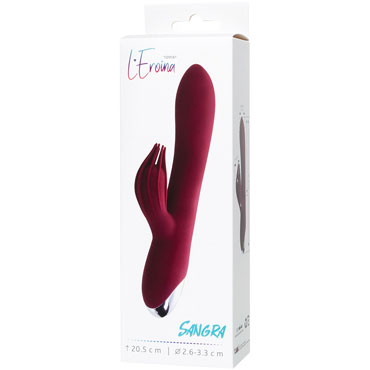 Toyfa L'Eroina Sangra, бордовый - подробные фото в секс шопе Condom-Shop