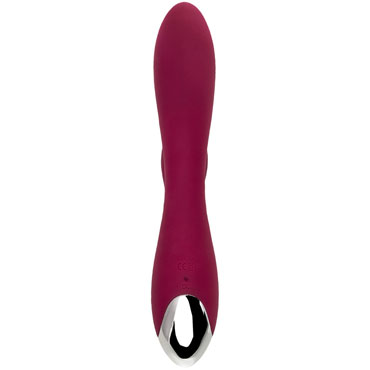 Toyfa L'Eroina Mion, бордовый - Вибратор с клиторальным стимулятором - купить в секс шопе