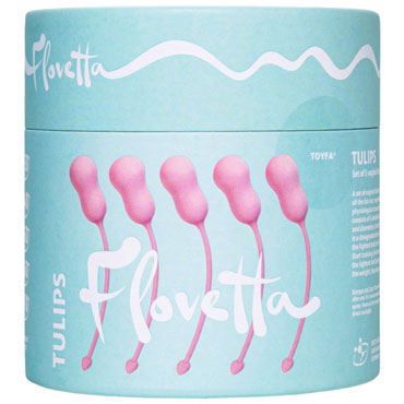 Toyfa Flovetta Tulips, розовый - Набор вагинальных шариков - купить в секс шопе