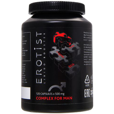 Erotist Complex for Man, 120 капсул