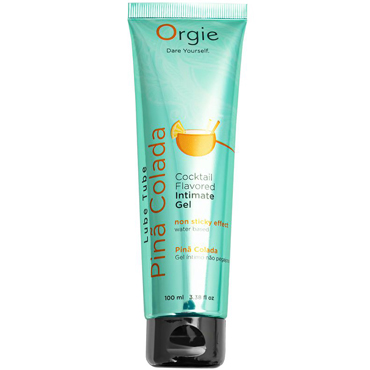 Интимный гель Orgie LUBE TUBE на водной основе, со вкусом пина колада, 100 мл, 