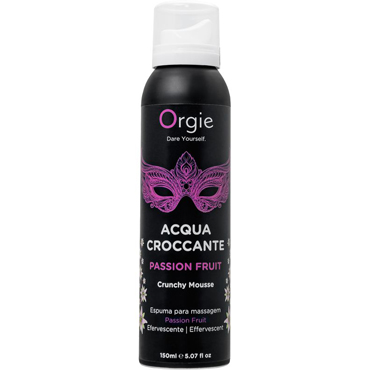 Шипучая пена для массажа Orgie Acqua Croccante, маракуйя (passion fruit), 150 мл