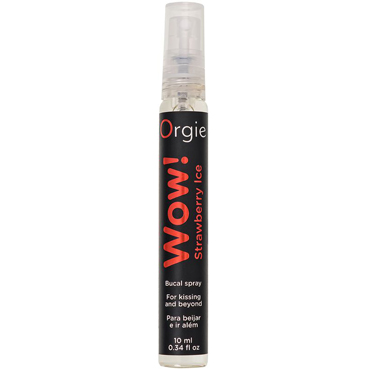 Оральный спрей с охлаждающим эффектом Orgie WOW! STRAWBERRY ICE Blowjob Spray, клубника, 10 мл