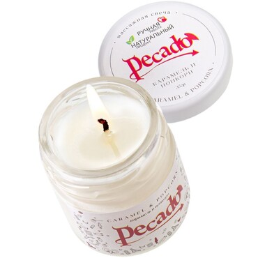 Массажная свеча Pecado BDSM, Caramel & Popcorn 35мл.