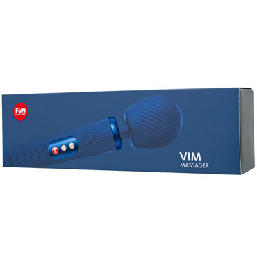 Fun Factory VIM VIBRATING WAND, синий - подробные фото в секс шопе Condom-Shop