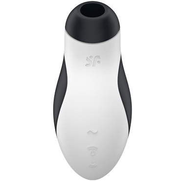 Satisfyer Orca, черно-белый - Вакуум-волновой стимулятор клитора с вибрацией - купить в секс шопе