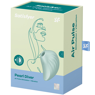 Satisfyer Pearl Diver, зеленый - фото 7